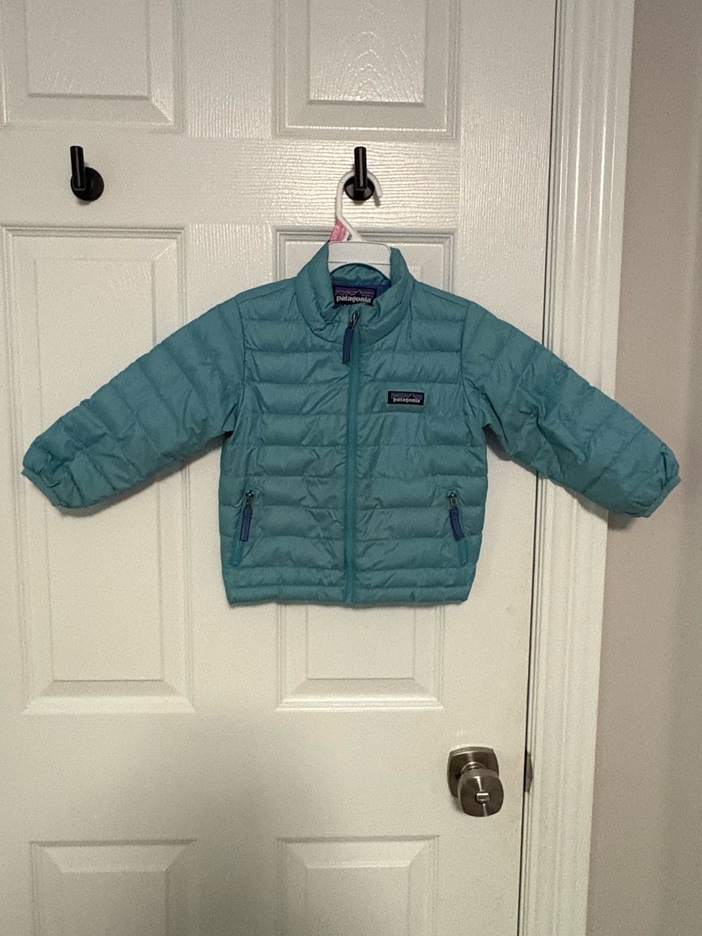 Patagonia Teal Toddler Down Sweater Jacket - 2T